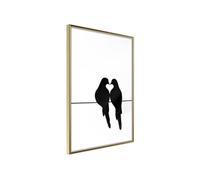 Affiche Murale Encadrée "Crush" 21 x 30 cm Or