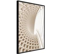 Affiche Murale Encadrée "Curved Library" 40 x 60 cm Noir Multicolore G