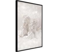 Affiche Murale Encadrée "Cute Angels" 40 x 60 cm Noir NOIR G