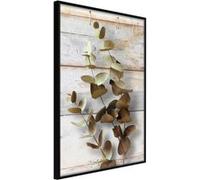 Affiche Murale Encadrée Decorative Twigs 21 x 30 cm Noir