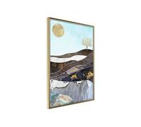 Affiche Murale Encadrée Depth of the Interior 21 x 30 cm Or