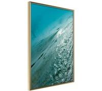 Affiche Murale Encadrée Depth of the Ocean 21 x 30 cm Or