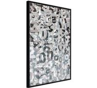 Affiche Murale Encadrée "Digits" 40 x 60 cm Noir Multicolore G