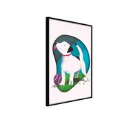 Affiche Murale Encadrée Dog's Dream 30 x 42 cm Noir NOIR G