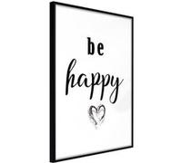 Affiche Murale Encadrée Don't Worry 21 x 30 cm Noir NOIR