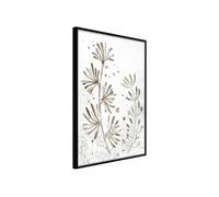 Affiche Murale Encadrée "Dried Plants" 30 x 42 cm Noir