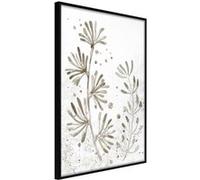 Affiche Murale Encadrée "Dried Plants" 30 x 42 cm Noir NOIR G