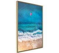 Affiche Murale Encadrée "Drifting Away" 30 x 42 cm Or Multicolore G