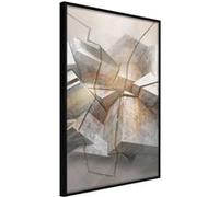 Affiche Murale Encadrée Earthquake 21 x 30 cm Noir NOIR