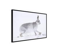 Affiche Murale Encadrée "Escape in the Snow" 90 x 60 cm Noir