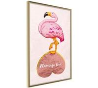 Affiche Murale Encadrée Everybody Needs Love 30 x 42 cm Or