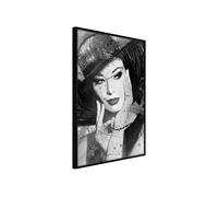 Affiche Murale Encadrée Extraordinary Beauty 21 x 30 cm Noir
