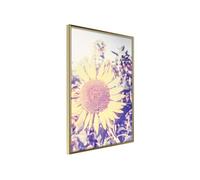 Affiche Murale Encadrée Facing the Sun 30 x 42 cm Or