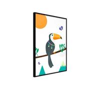 Poster et affiche - Fairy-Tale Toucan - 20x30 Artgeist (20388) NOIR