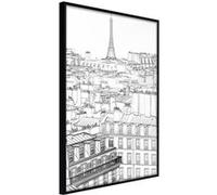 Affiche Murale Encadrée "Fashion Capital" 21 x 30 cm Noir NOIR G