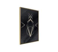 Affiche Murale Encadrée First Contact 21 x 30 cm Or