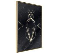 Affiche Murale Encadrée First Contact 21 x 30 cm Or
