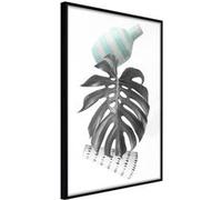 Affiche Murale Encadrée "Floral Alchemy III" 21 x 30 cm Noir Multicolore G