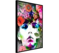 Poster et affiche - Flower Coronet - 20x30 Artgeist (21120) NOIR