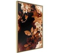 Poster et affiche - Flower Decoration in Sepia - 30x45 Artgeist (21146)