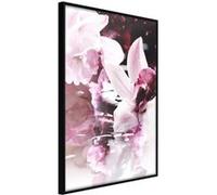 Affiche Murale Encadrée "Flowers on the Water" 30 x 42 cm Noir Multicolore G