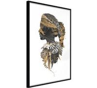 Affiche Murale Encadrée "Forest Witch" 30 x 42 cm Noir Multicolore G