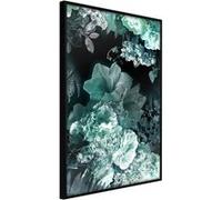 Affiche Murale Encadrée "Frosty Bouquet" 21 x 30 cm Noir NOIR G