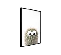 Affiche Murale Encadrée "Funny Cactus II" 30 x 42 cm Noir NOIR G