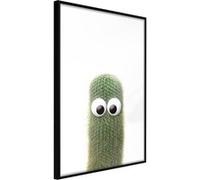 Affiche Murale Encadrée "Funny Cactus IV" 40 x 60 cm Noir Multicolore G