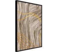 Affiche Murale Encadrée "Golden Path" 40 x 60 cm Noir Multicolore G