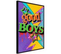 Affiche Murale Encadrée "Good Boys" 30 x 42 cm Noir Multicolore G