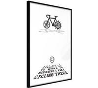 Affiche Murale Encadrée "Good Motivation" 21 x 30 cm Noir NOIR G