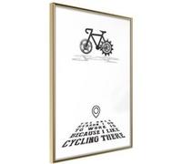 Affiche Murale Encadrée "Good Motivation" 30 x 42 cm Or G