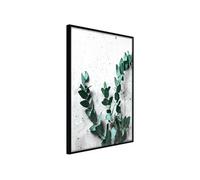 Affiche Murale Encadrée "Green Element" 40 x 60 cm Noir