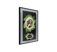 Affiche Murale Encadrée "Greetings from the Jungle" 21 x 30 cm Noir NOIR G