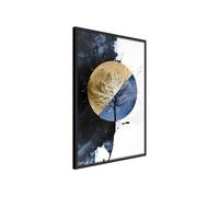 Affiche Murale Encadrée "Harmony of Opposites" 30 x 42 cm Noir