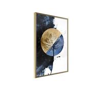 Affiche Murale Encadrée "Harmony of Opposites" 30 x 42 cm Or