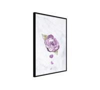 Affiche Murale Encadrée "He Loves Me, He Loves Me Not..." 21 x 30 cm Noir NOIR G