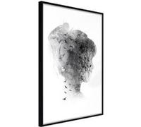 Affiche Murale Encadrée Head Full of Dreams 21 x 30 cm Noir