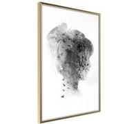 Affiche Murale Encadrée Head Full of Dreams 21 x 30 cm Or