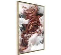 Affiche Murale Encadrée "Heavenly Roses" 21 x 30 cm Or