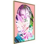 Affiche Murale Encadrée "Hidden Behind the Colours" 21 x 30 cm Or G