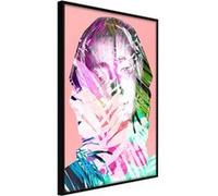 Affiche Murale Encadrée Hidden Behind the Colours 30 x 42 cm Noir NOIR