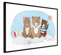 Poster et affiche - Holidays at the Seaside - 30x20 Artgeist (23712) NOIR