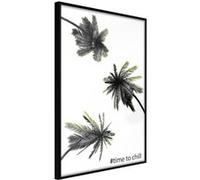 Affiche Murale Encadrée Holidays in the South 30 x 42 cm Noir