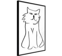 Affiche Murale Encadrée Hungry for Attention 21 x 30 cm Noir NOIR