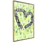 Affiche Murale Encadrée "I Love Limes" 21 x 30 cm Or Multicolore G