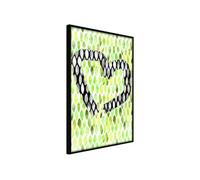 Affiche Murale Encadrée "I Love Limes" 30 x 42 cm Noir