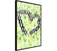 Affiche Murale Encadrée "I Love Limes" 30 x 42 cm Noir Multicolore G