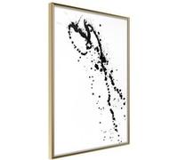 Affiche Murale Encadrée "Ink Splash" 40 x 60 cm Or Multicolore G